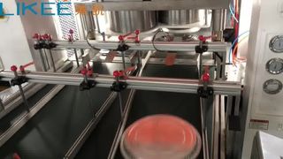 LK-T80 alüminyum folyo yuvarlak tava konteyner yapma makinesi