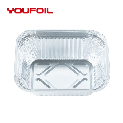 satın al Tek kullanımlık dikdörtgen alüminyum folyo konteyner çevre dostu 1 lb folyo tava online manufacture