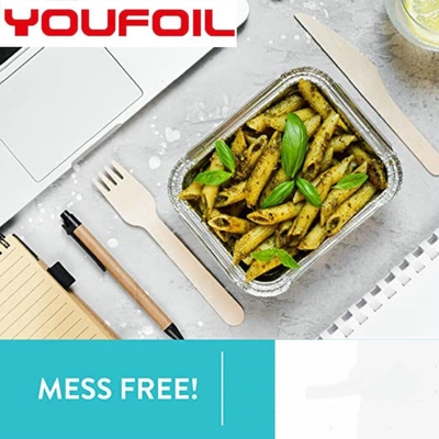 satın al Restoran Tek Kullanımlık Alüminyum Folyo Yemek Kabı Toksik Olmayan Yüksek Mukavemetli online manufacture