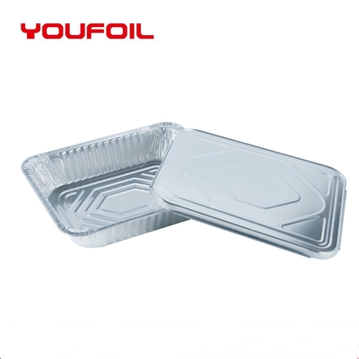 satın al Mikrodalga Güvenli Tek kullanımlık alüminyum folyo kapaklı yarı boyutu tavuk online manufacture