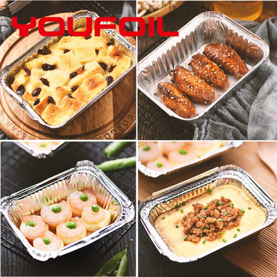 satın al Yüksek Güçlü Tek kullanımlık Alüminyum folyo konteyner 450ml Düşük sıcaklığa dayanıklı online manufacture