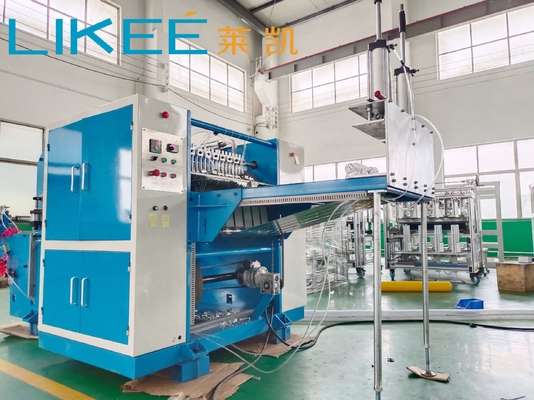 satın al Servo Motorlu Yüksek Hızlı Alüminyum Pop-Up Folyo Üretim Makinesi Üç Katlı online manufacture