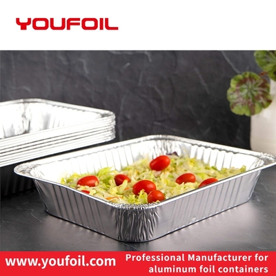 satın al Kırışık Duvar Tek Kullanımlık Alüminyum Folyo Kap Hızlı Yemek İçin online manufacture