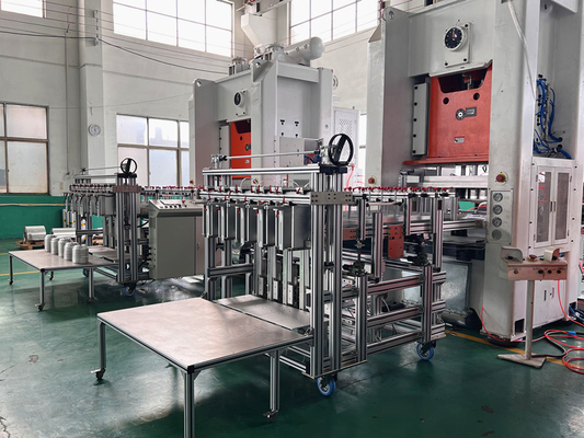 satın al 60 Vuruş/Min Çalışma Hızı Vuruş Düzenlenebilir Tipi Alüminyum Folya Kutusu Yapma Makinesi online manufacture