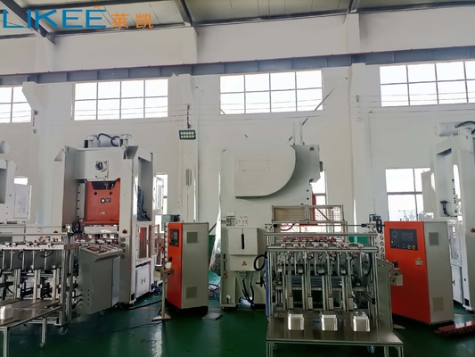 satın al LK-T63 Alüminyum Folyo Kap Konteyner Makinesi Elektronik Kontrollü Folyo Besleme C Çerçeve online manufacture