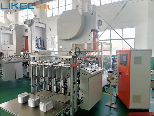 satın al LK-T63 Gıda Kabı Alüminyum Folyo Zımbalama Tepsisi Yapma Makinesi Fırınlama Pişirme İçin online manufacture