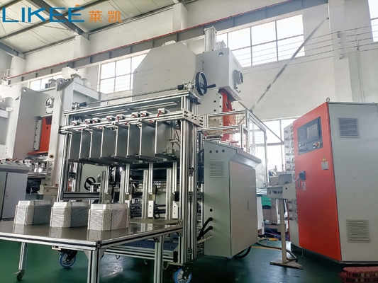 satın al LK-T63 Gıda Konteyneri Alüminyum Folya Çakma Dakikada 50 Vuruş Tabak Yapma Makinesi online manufacture