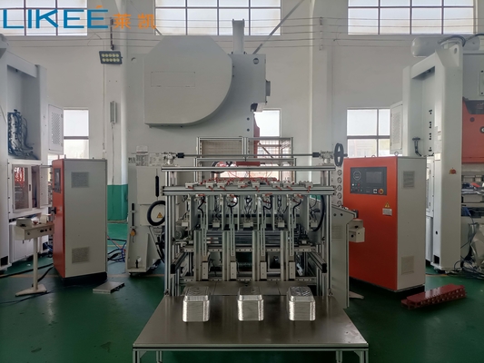 satın al Yüksek Verimlilik 3 YOLLU Tam Otomatik Alüminyum Folyo Kap Yapma Makinesi online manufacture