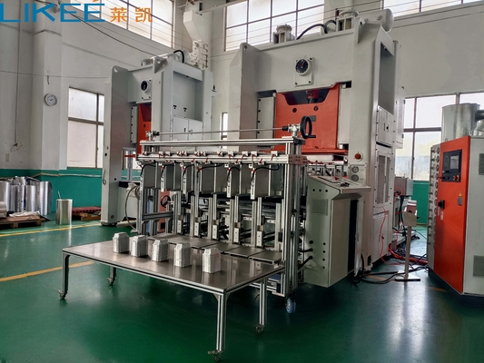 satın al 12000 Pcs/Hr Üretim Kapasitesi 35-68 Vuruş/Min Alüminyum folyo Gıda Konteyneri Yapım Makinesi online manufacture