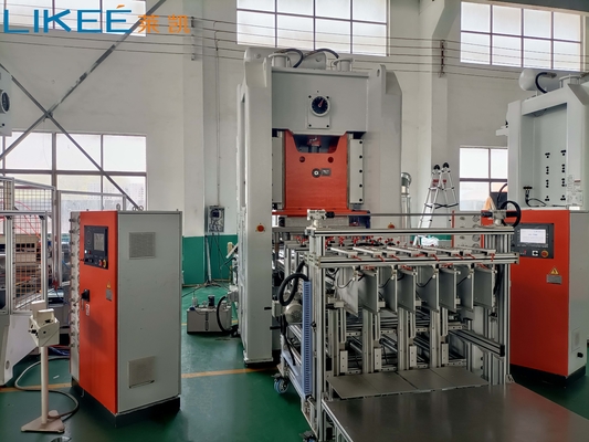 satın al 1-5 boşluk kapasitesi Elektrikli Alüminyum folyo konteyner yapma makinesi 380V 50HZ 3 fazlı online manufacture