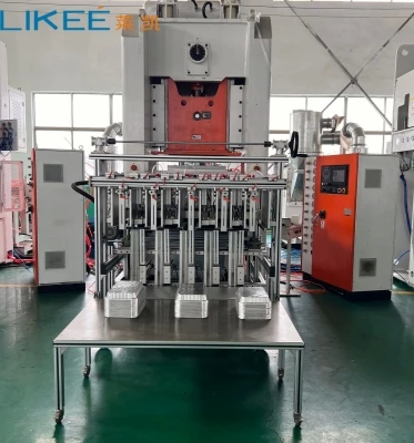 satın al BEYAZ ABD LAZIN C Çerçeve Hidrolik Baskı Alüminyum Folya Konteyner Makinesi Otomatik Sarma Yöntemi online manufacture
