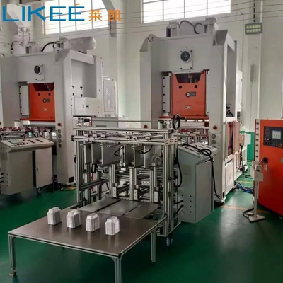 satın al 12000 Adet/saat Kapasiteli 0,8MPa Hava Basıncı Gerektiren Alüminyum Folyo Kap Üretim Hattı online manufacture