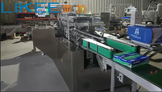 satın al 10-50 Kutu/dakika PLC Kontrollü Alüminyum Folyo Otomatik Paketleme Makinesi Karton Kutu İçin online manufacture