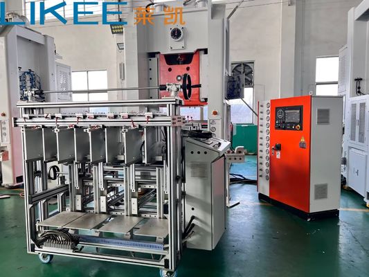 satın al LK-T80 Alüminyum folyo konteyner yapma makinesi, kare tepsiler üretimi için dakikada 35-70 darbe ile ve 80 ton basın kapasitesi ile online manufacture