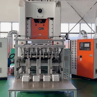 satın al Çalışma Hızı Ayarlanabilir Tip Alüminyum Folyo Tepsi Yapma Makinesi Uzun Ömürlü online manufacture
