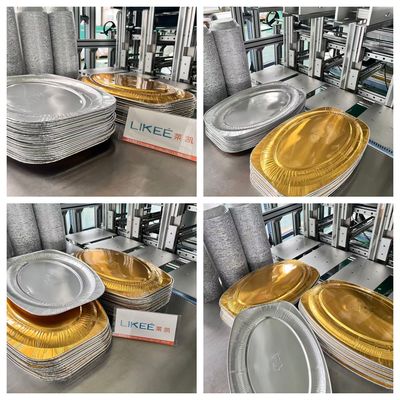 satın al LK-T80 Food Container Punching Machine Automatic Food-Safe Fish Pan Forming Machine online manufacture