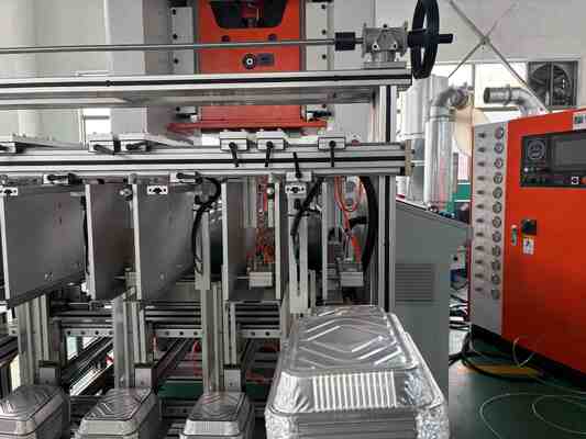 satın al LK-T80 OEM Logo Dörtgen Alüminyum Folya Gıda Konteyneri Yapma Makinesi Almak İçin Hızlı Yiyecek Paketi Makinesi online manufacture