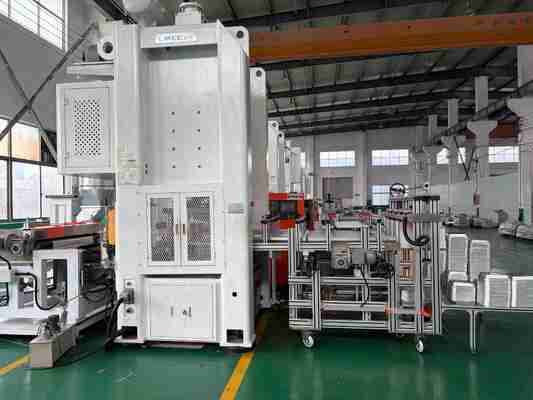 satın al LK-T80 kırışıklık duvarı 750ml Alüminyum folyo gıda kabı Renksiz solgunluk yapma makinesi online manufacture