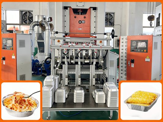 Kalite  LK-T80 Aluminum Foil Making Machine Container Hydraulic Quick Mold Change in 15 Mins Fabrika