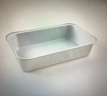 satın al OEM Logolu Dikdörtgen Alüminyum Folyo Gıda Kabı Paket Servis Hızlı Yemek Paketi İçin online manufacture
