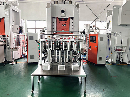 Yüksek Çıkışlı Mitsubishi PLC 13000KG Alüminyum Folyo Kutu Yapma Makinesi