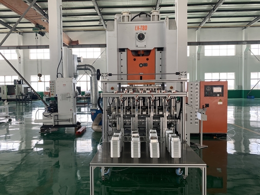 380V 50HZ 3 Fazlı Alüminyum Folyo Pan Yapma Makinesi 0.025mm - 0.200mm Kalınlığıyla