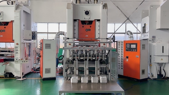 LK-T80 Alüminyum folyo Pan Yapma Baskı Makinesi 26KW Power Schneider Electrical