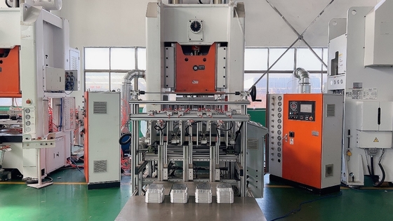 SIMENSE Motor Alüminyum Folyo Gıda Kabı Makinesi 50 Metrekare İçindeki Manzara İçin