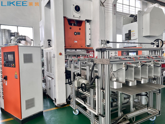 4 boşluklu mekanik gümüş folyo konteyner baskı makinesi 80ton