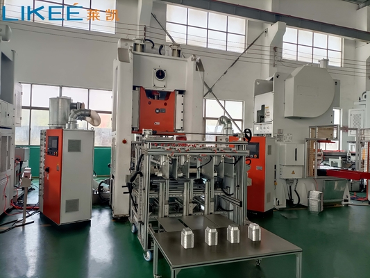 12000pcs/h Hız Mitsubishi PLC 4 Ways Beyaz Görünüm Alüminyum folyo tepsisi yapma makinesi