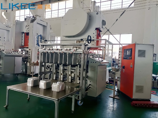 63TON Mitsubishi PLC Otomatik Alüminyum Pot Yapma Makinesi 35-68 vuruş/dakikada