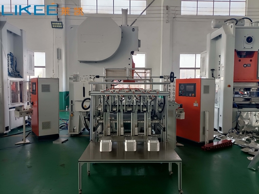 Yüksek Verimlilikli C Çerçeve Otomatik Alüminyum Folyo Pot Yapma Makinesi