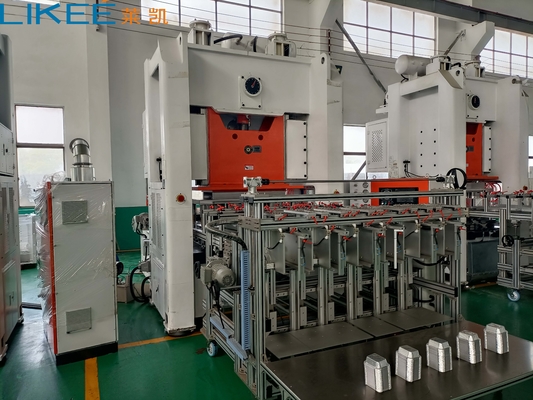 Yapısal Genişletme ve Kalınlaştırma Elektrikli Alüminyum Folyo Tepsi Yapma Makinesi