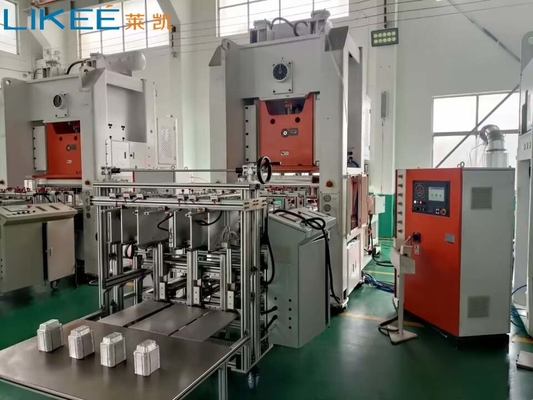 80 Ton Basınçlı Elektrikli Alüminyum Folyo Tabak Yapma Makinesi 380V 50HZ 3 Faz