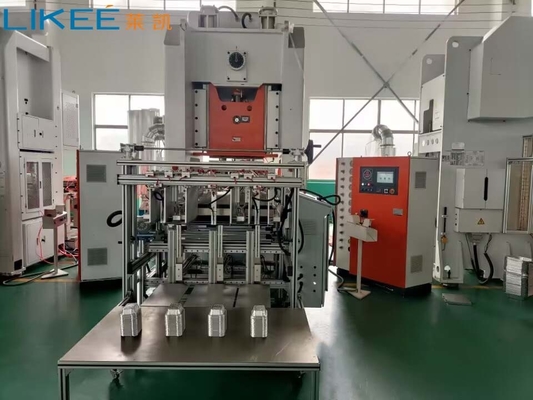 Mitsubishi PLC 50 ila 70 vuruş/dakikada Elektrikli Alüminyum folyo tepsisi yapma makinesi
