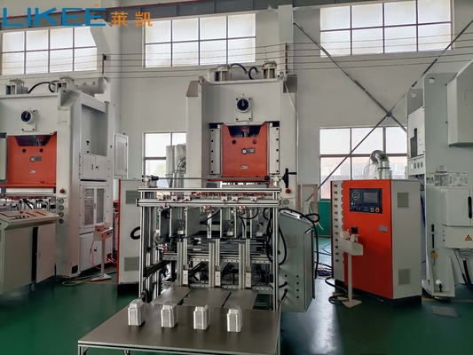 80 Ton Mitsubishi Kontrollü Alüminyum Folyo Gıda Kabı Üretim Makinesi (ABD Tam Boy Tava İçin)