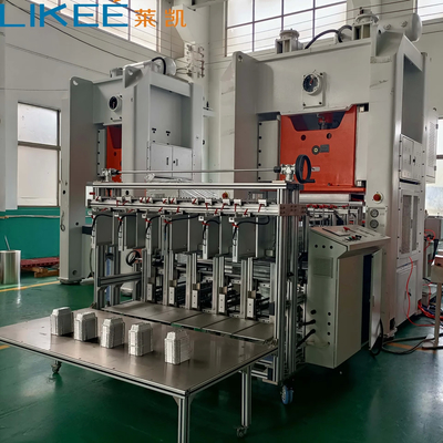 Özel Siemens Motor Alüminyum folyo tabak yapım makinesi Gıda ambalajı için
