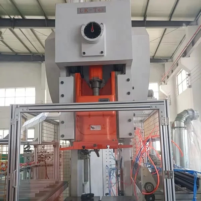 LK-T63 Alüminyum Folyo Kap Konteyner Üretim Hattı Siemens Motor Kontrollü Saatlik 9000 Adet