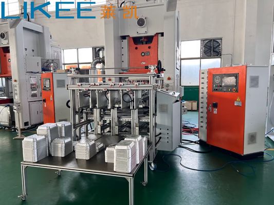 35-70 Vuruş/Dakika Otomatik İstifleme ve Sayma Sistemli 80 Ton Pres Kapasiteli Alüminyum Folyo Kap Üretim Makinesi