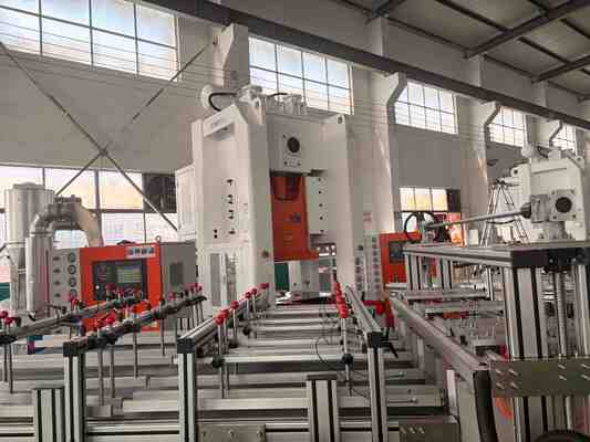 Alüminyum Folyo Kap Konteyner Yapma Makinesi Yuvarlak Şekil Koksuz Gıda Ambalajı