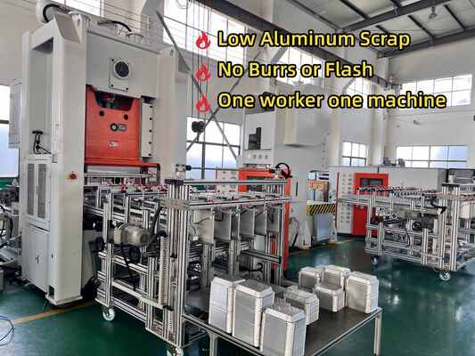 LK-T80 80 ton basın kapasitesi, Mitsubishi PLC kontrolü ve 12000pcs / saat çıkışı ile alüminyum folyo yapma makinesi