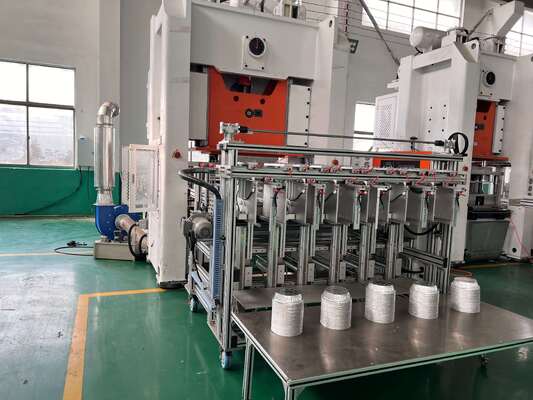 Alüminyum folyo konteyner yapma makinesi 130 ton H çerçeve özel kalıp tasarımı ve imalatı