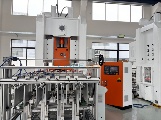 80ton Press Capacity Aluminum Foil Container Machine with H-Frame Structure for Dual-Gauge Production