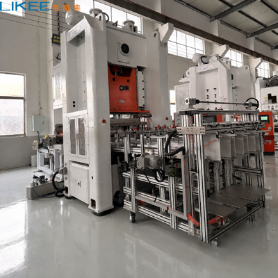 Alüminyum Folyo Kap Üretim Makinesi 80 Ton 15 Dakika Hızlı Kalıp Değişimi 60 Set Parametre Hafızası Tek Kişi Çalıştırma