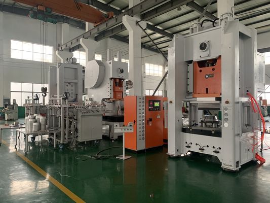 LK-T80 Gıda Kabı Alüminyum Folyo Zımbalama Otomatik Siemens Motor Yapma Makinesi